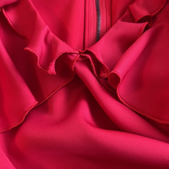 Dolce & Gabbana silk ruffles midi dress - Picture 10 of 14